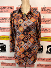 Cargar imagen en el visor de la galería, Fiori Geometric Print Top (Size S)
