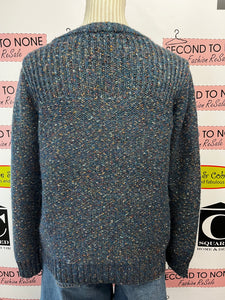 Tribal Wool Blend Sweater (Size S)