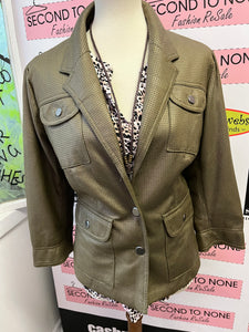 TanJay Olive Jacket (Size 12)