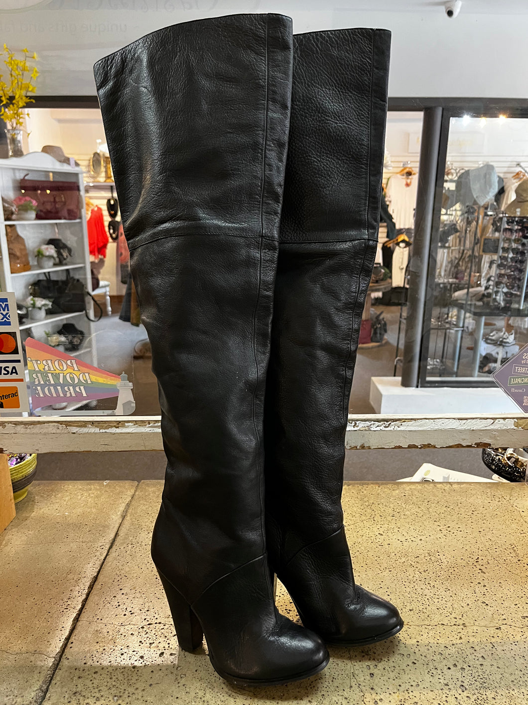 Aldo Thigh High Boots (Size 6)