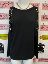 Load image into Gallery viewer, Michael Kors Studded Shoulder Top (Size XL)
