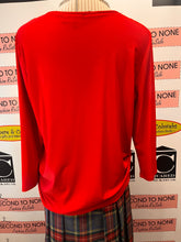 Load image into Gallery viewer, Classic Editions Red Tie Top (Size L)
