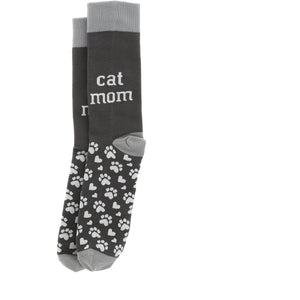 "Cat Mom" Crew Socks