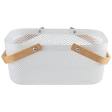 Load image into Gallery viewer, White Mesh Storage Baskets (2 Sizes)
