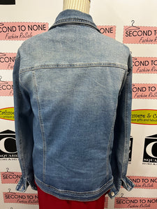 Laura Plus Rhinestone Denim Jacket (Size 24)