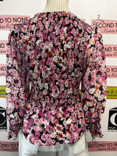 Cargar imagen en el visor de la galería, Zara Floral Smocked Top (Size M)
