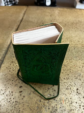 Cargar imagen en el visor de la galería, Hand Bound Green Buddha Mini Journal
