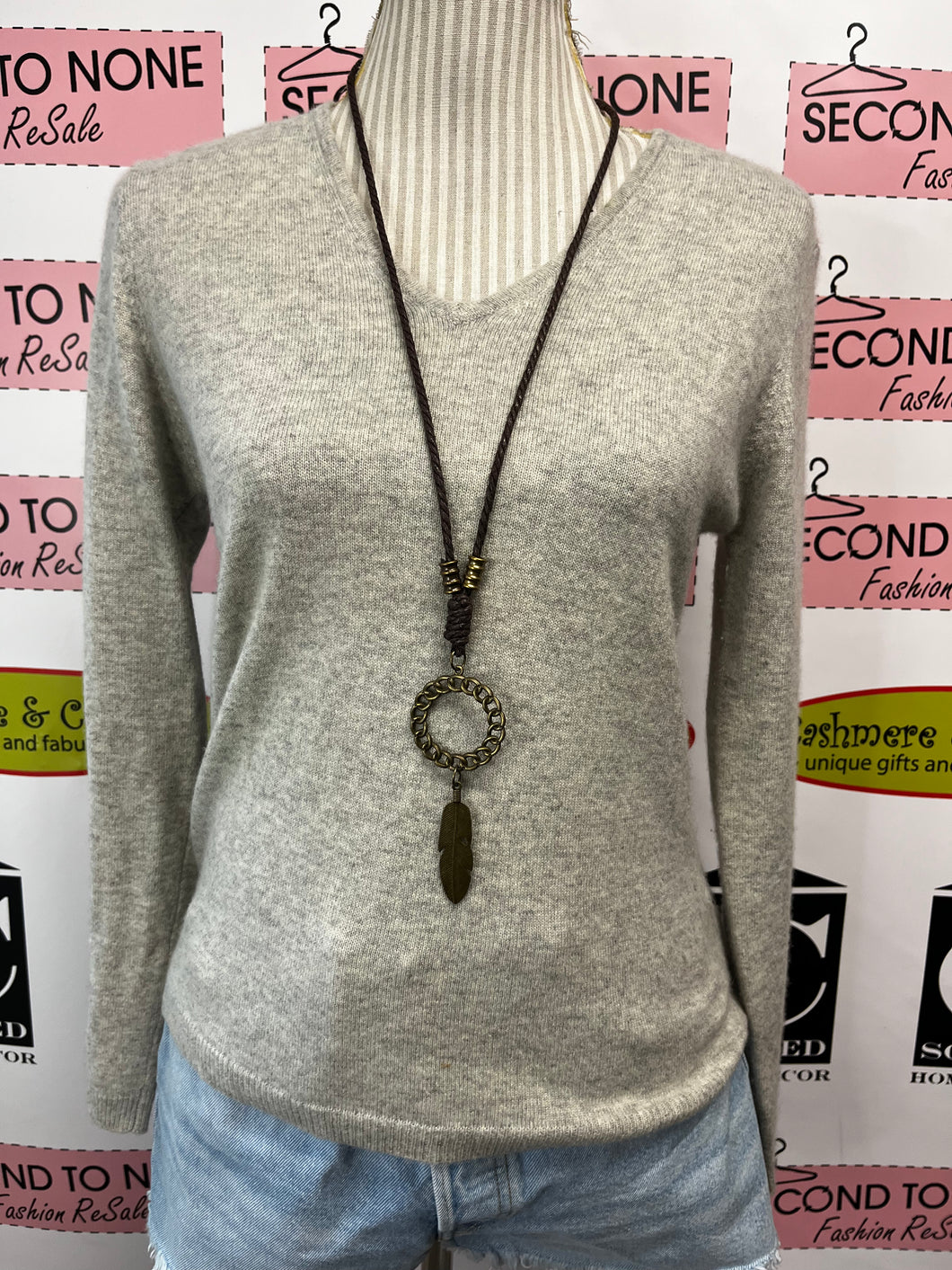 Cashmere-Feel Top (Size M)