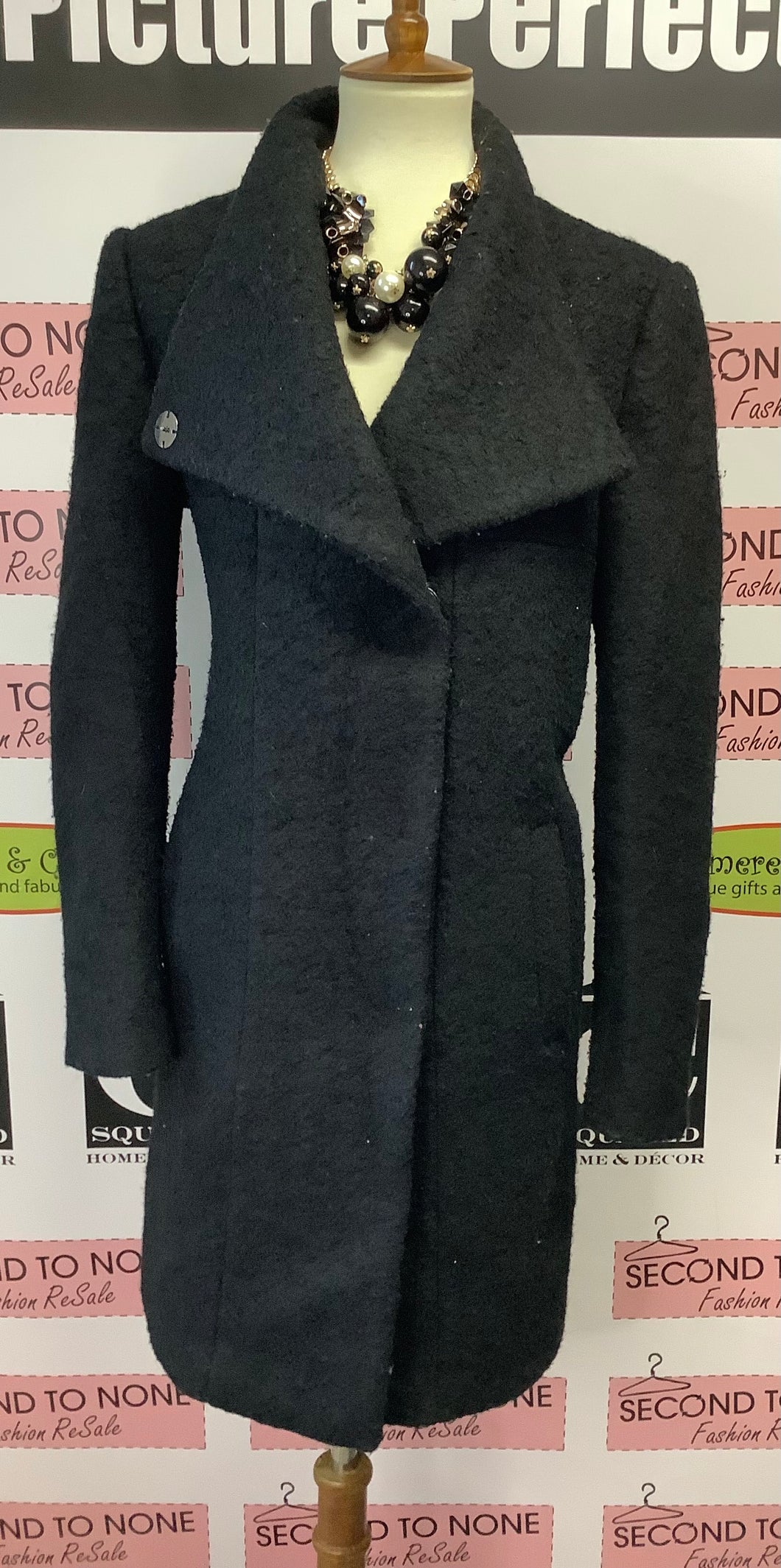 Kenneth Cole Wool Blend Trench Coat (Size M)