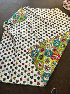 Bright Floral Quilt (Double-Size)