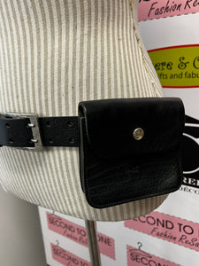 Danier Leather Belt and Pouch