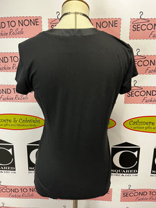 Ann Taylor Black Tee (Size M)