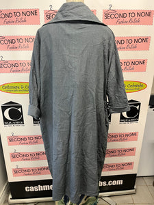 Canadian Designed Textured Oversized Painters Coat (Size L/XL)