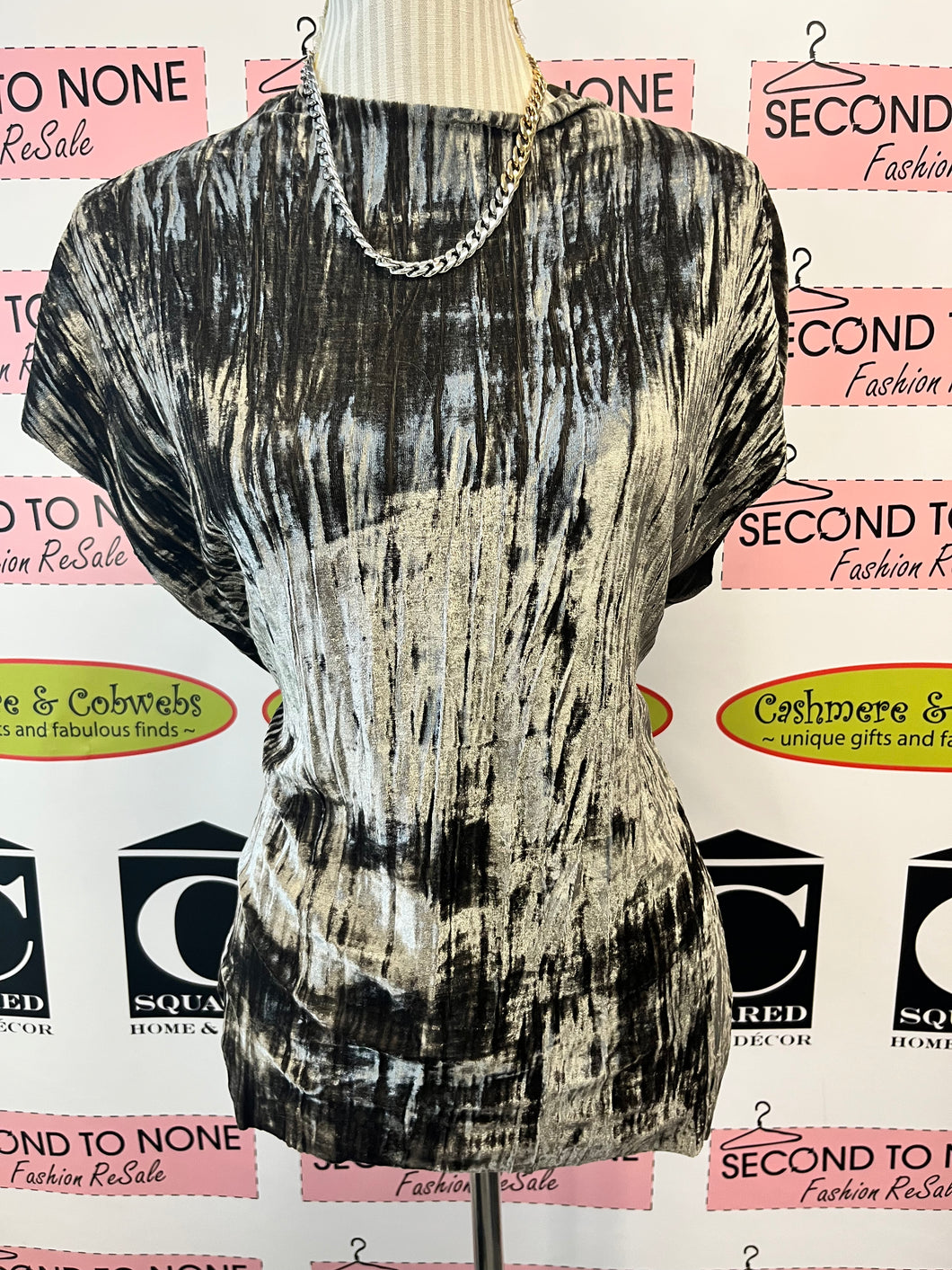 Zara Velour Tee (Size M)