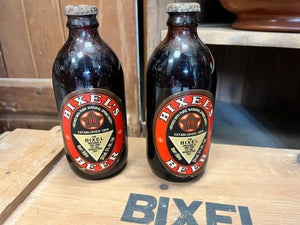 Rare Antique Bixel Brewing & Malting Co. (Brantford) Box & Full Beer Bottles