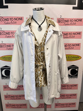 Load image into Gallery viewer, 100% Linen Sleeveless Tie-Front Top (Size XL)
