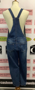 Dark Wash Denim Overalls (Size 9)