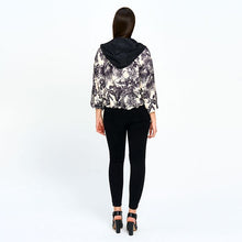 Cargar imagen en el visor de la galería, Red Coral Printed Bomber Jacket With Hood (Only 2 Left)
