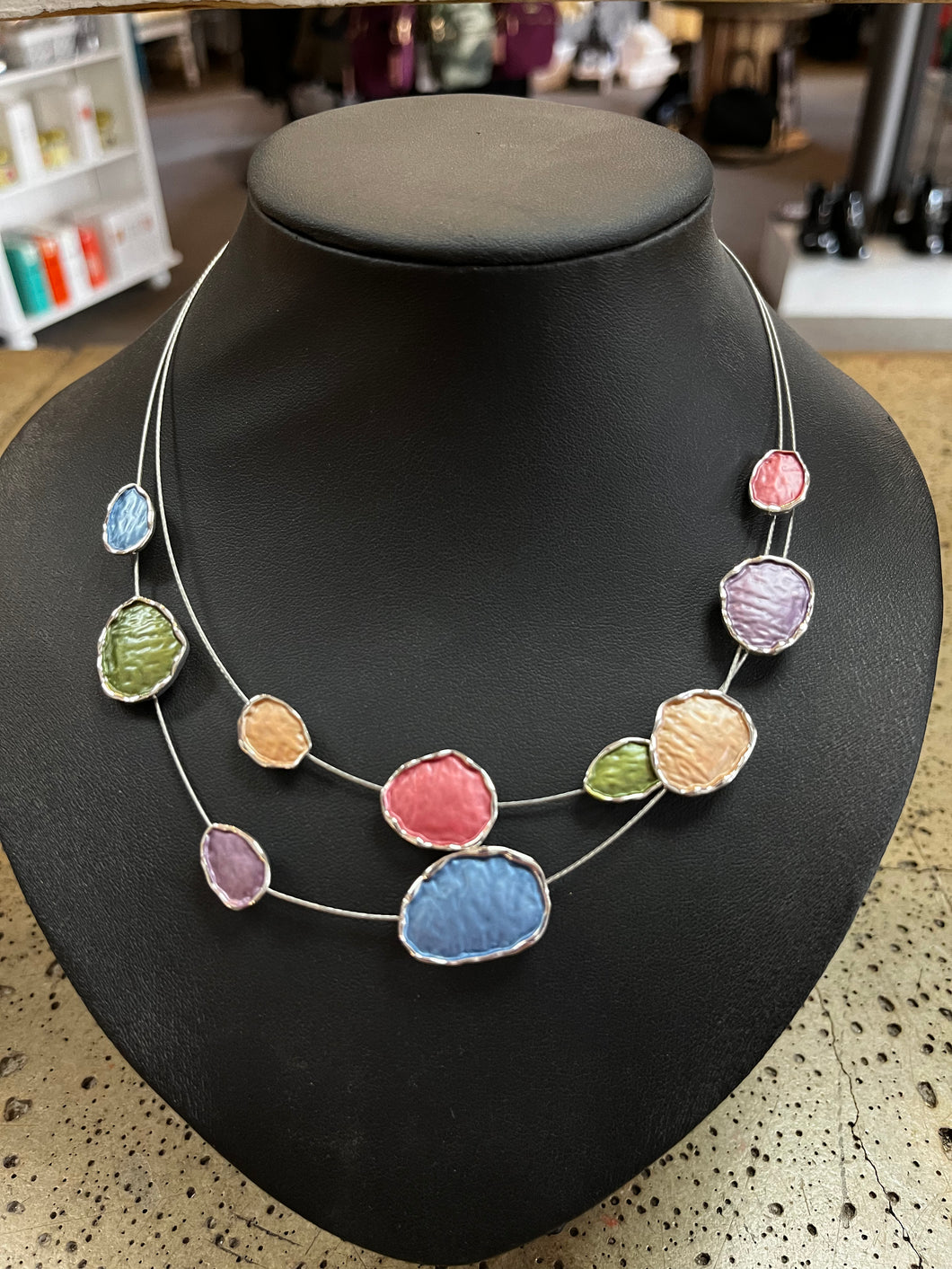 Pastel Wire Necklace