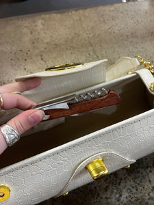Picnic at Ascot Wine Purse