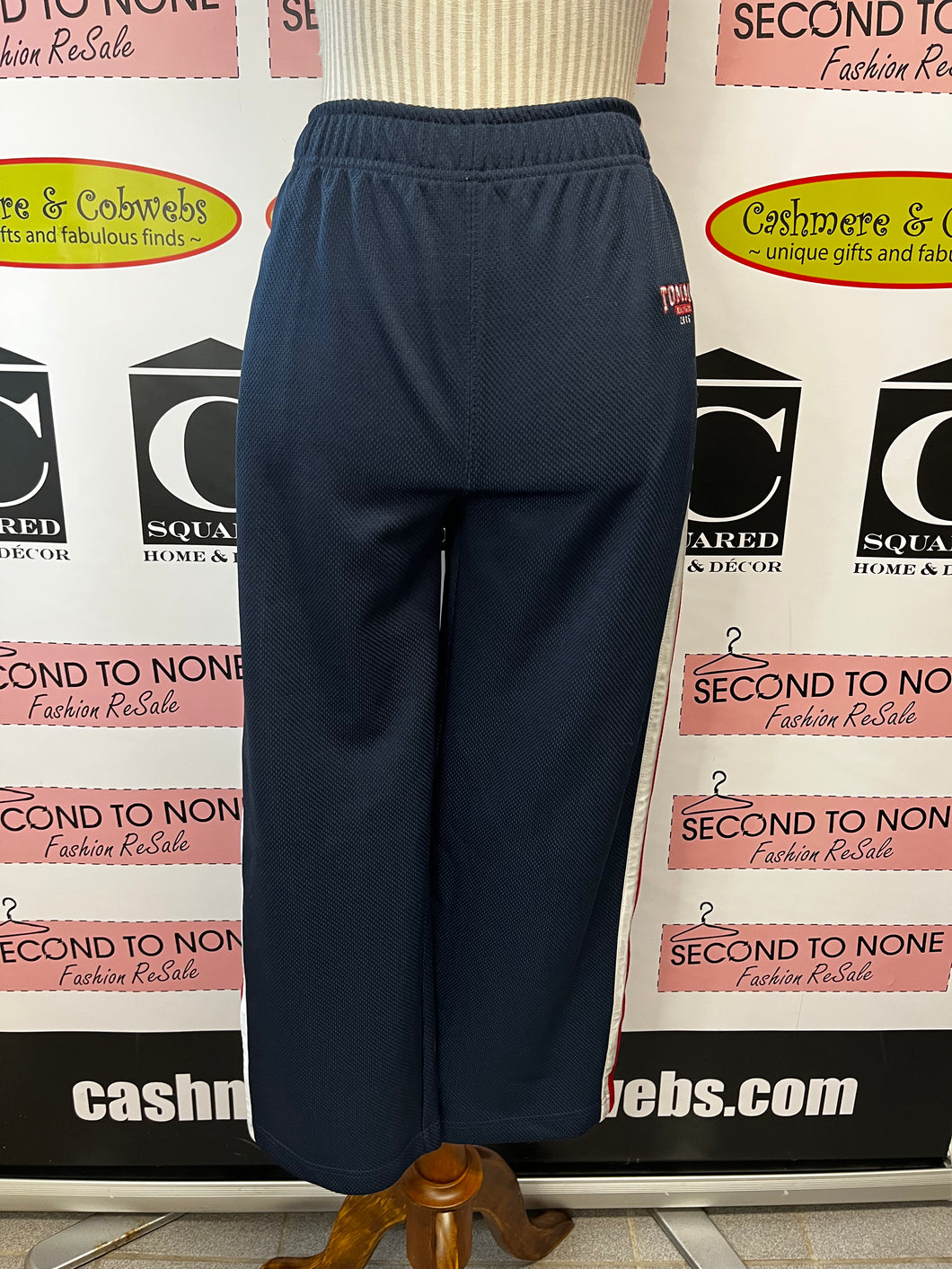Tommy Hilfiger Cropped Track Pants (Size M)