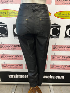 Free People Faux Leather Pants (Size 6)