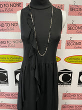 Charger l'image dans la galerie, Zara Hi-Neck Ruffle Accent Maxi Dress (Size S)
