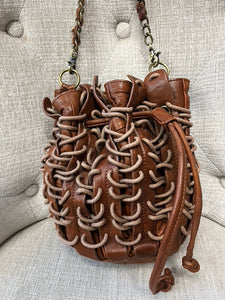 Leather Bucket Bag