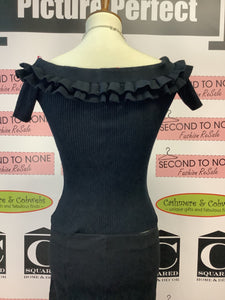 Ruffled Off The Shoulder Top (Size S)