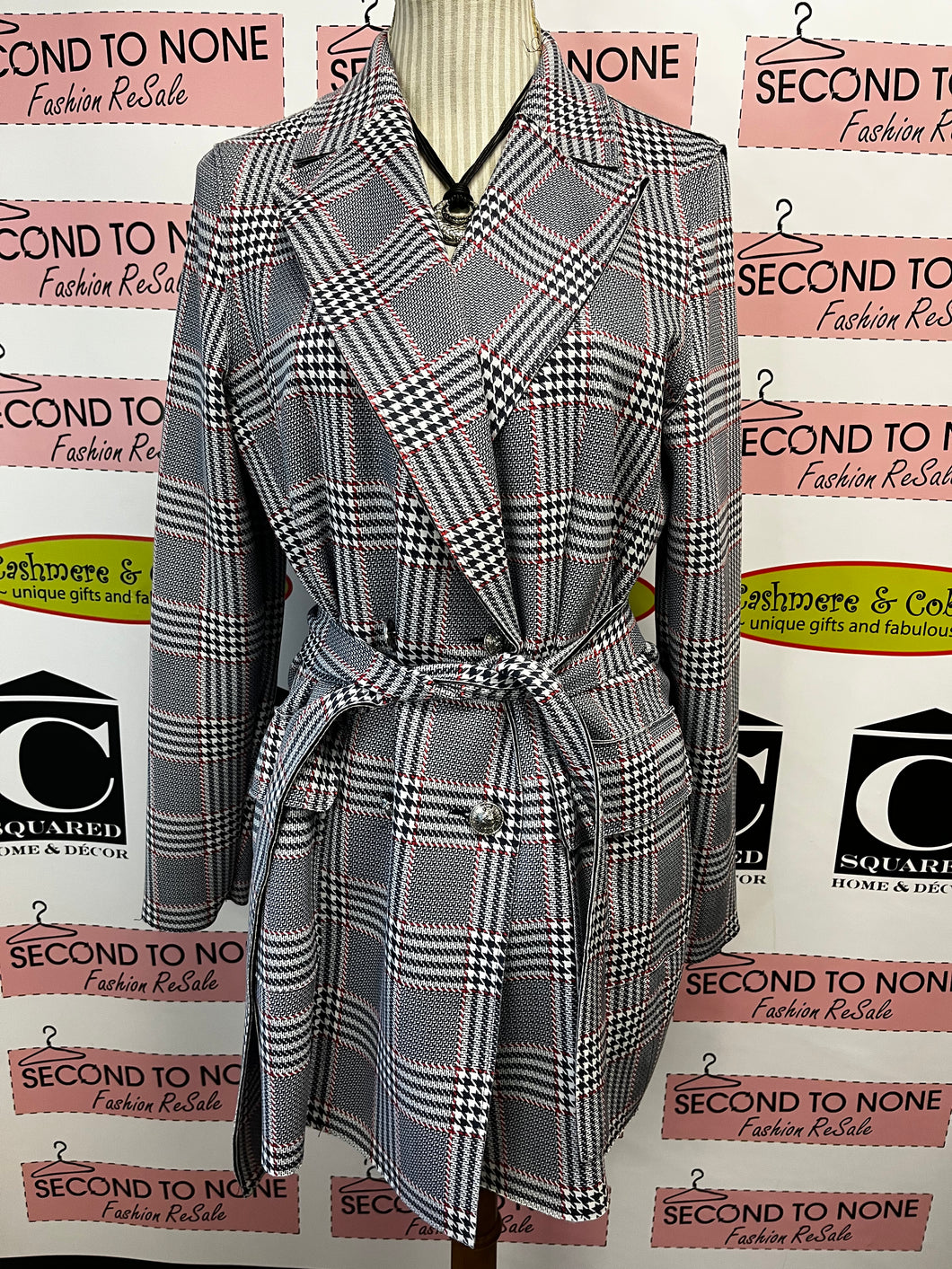 Super Soft Houndstooth Jacket (Size M)