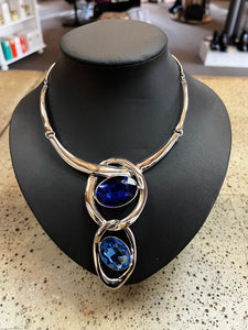 Large Gemstone Necklace (2 Colours)