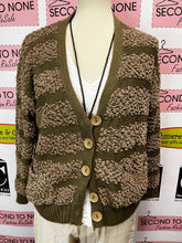 Load image into Gallery viewer, Brown Slub Cardigan (Size M)
