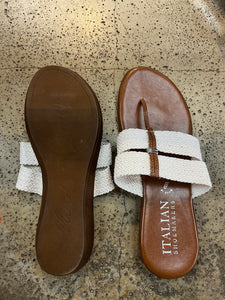 Italian Shoemakers Sandals (Size 8)