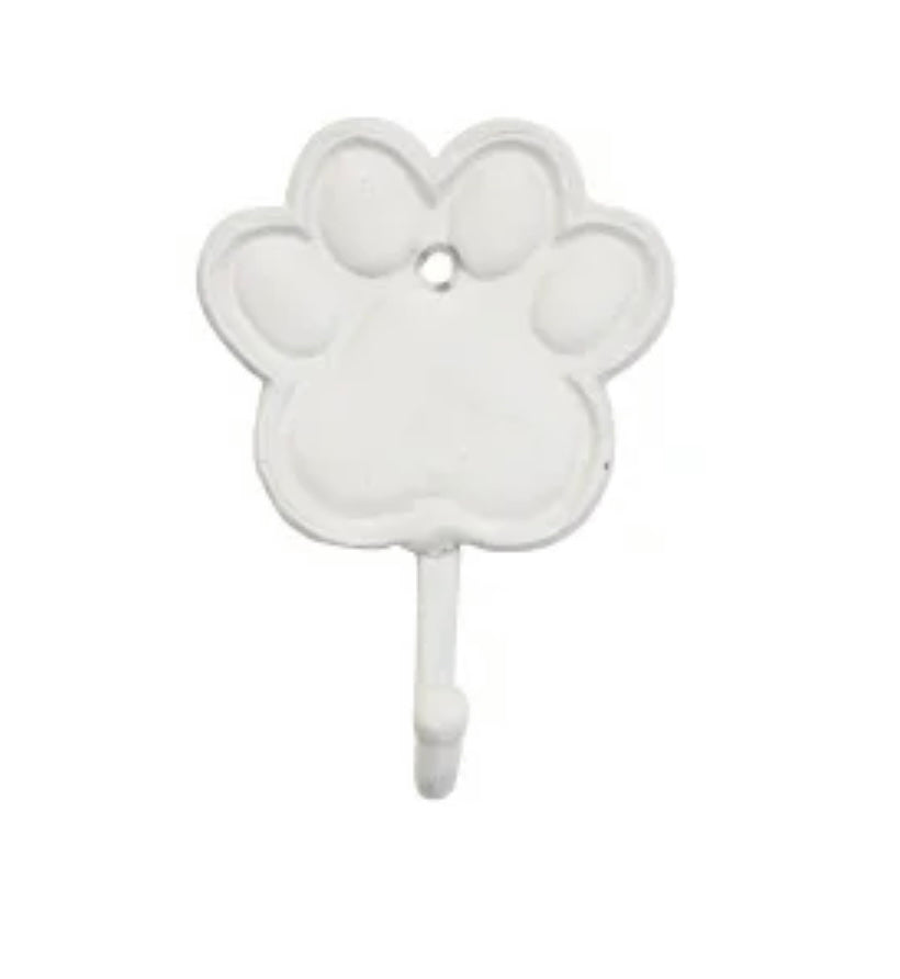 Gancho con forma de pata de hierro fundido (¡solo queda blanco!)