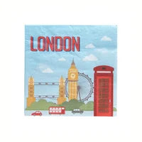 London Pop Art Napkins (20 Pack)