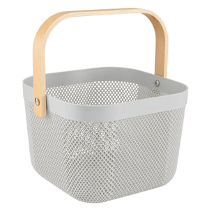 Grey Mesh Storage Baskets (2 Sizes)