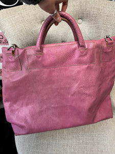Matt & Nat Pink Vegan Leather Messenger Bag