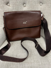 Load image into Gallery viewer, Mont Blanc Leather Messenger Bag
