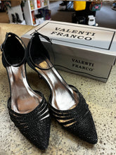 Load image into Gallery viewer, Valenti Franco Black Stud Kitten Heels (Size 10)
