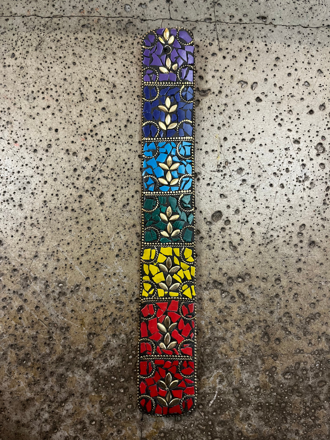 Rainbow Mosaic Incense Holder