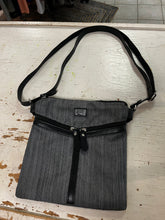Load image into Gallery viewer, Roots Grey Double Crossbody
