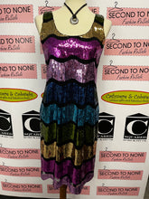 Load image into Gallery viewer, Colourful Sequin Dress (Size M)
