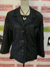 Load image into Gallery viewer, Vintage Anage Eyelet Blazer (Size L)

