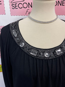 Jessica Beaded Top (Size M)