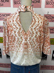 Jennifer Lopez Snakeskin Top (Size M)