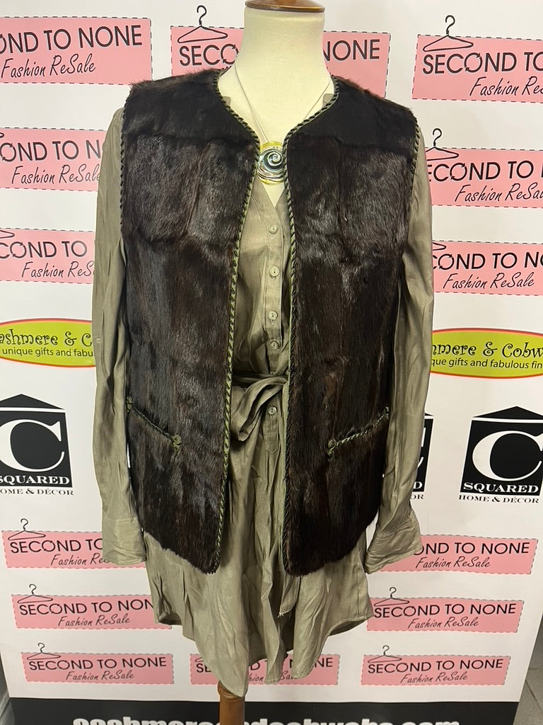 Real Fur Vest (Size 38)