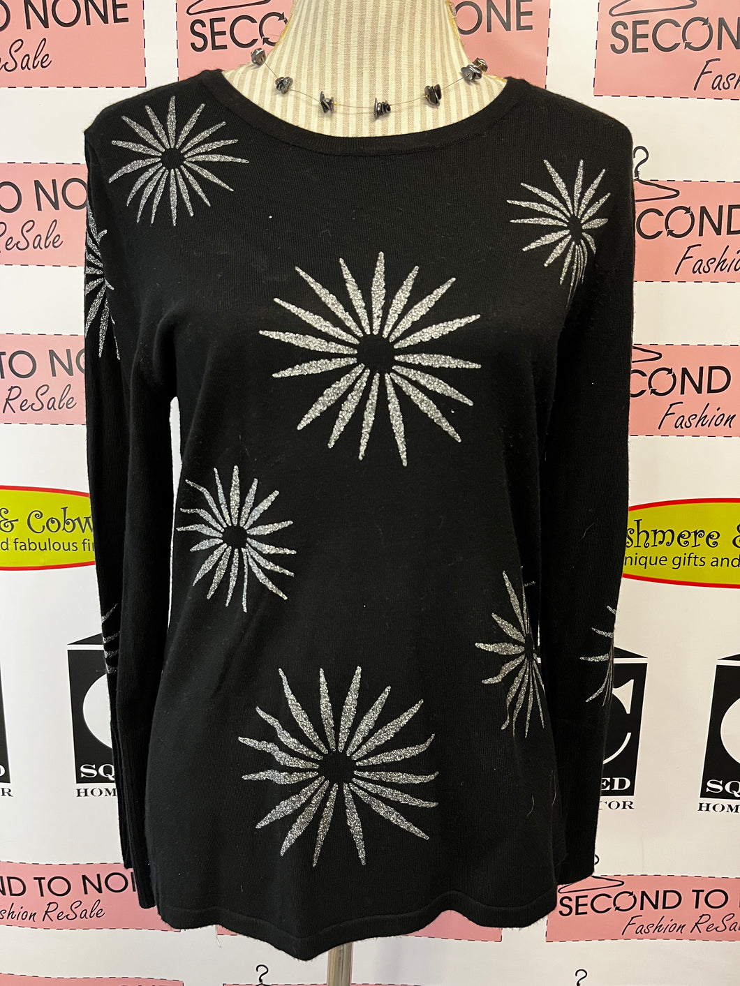 Marble Sparkle Stars Top (Size M)