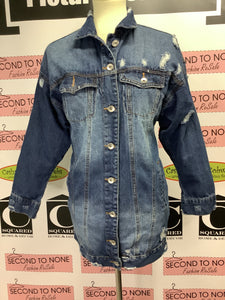 Dark Wash Denim Jacket (Size S)