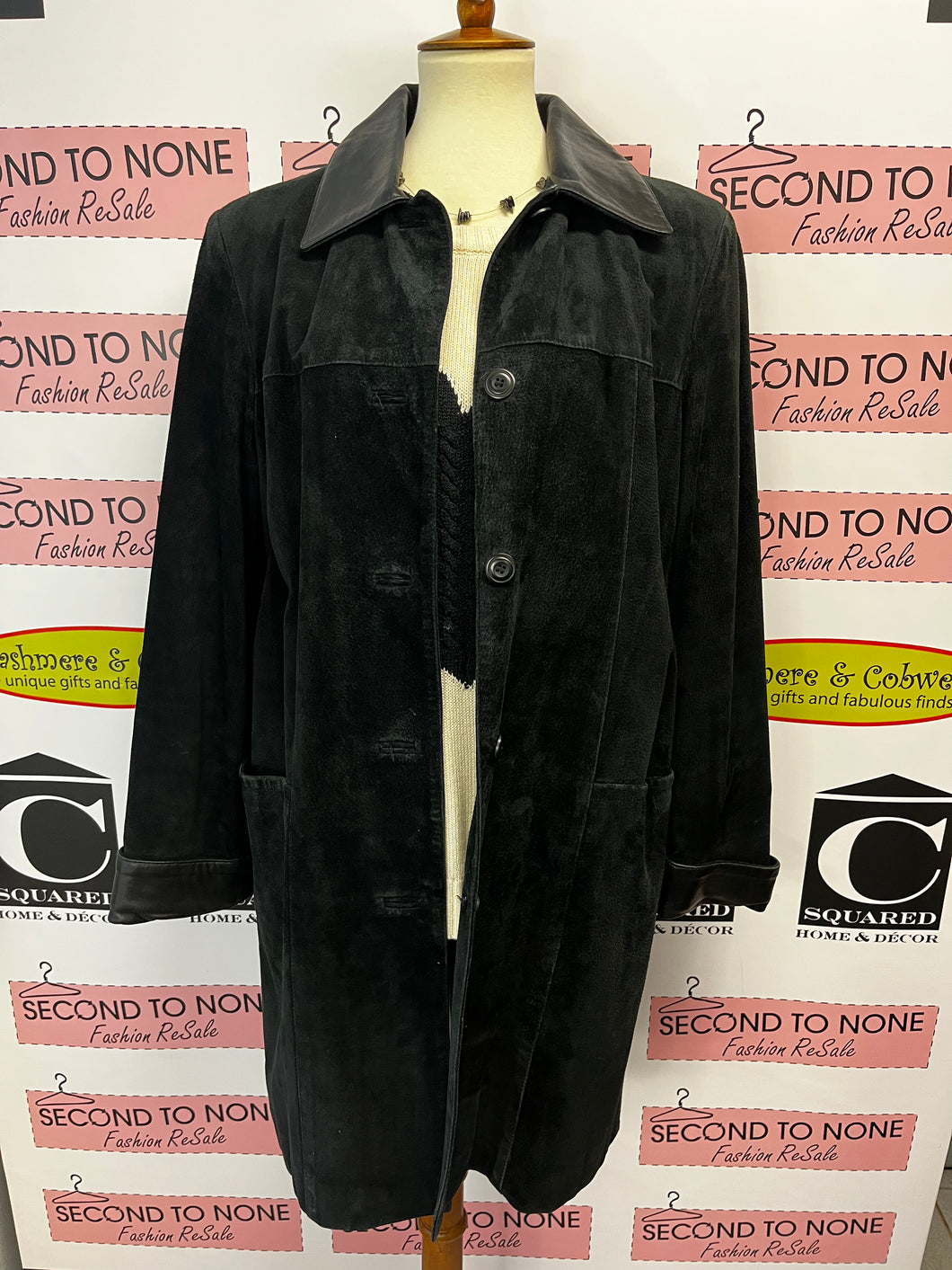 Vintage A&S Selections Leather Jacket (Size L)