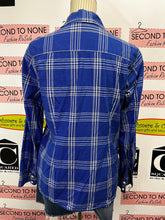 Load image into Gallery viewer, Tommy Hilfiger Blue Plaid Button-Up (Size M)
